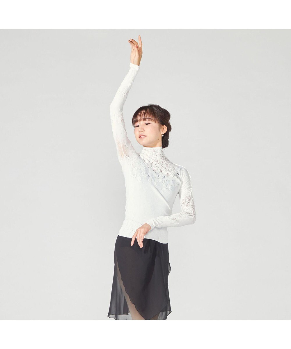 Chacott 【ノーソーイングニット】オデットオディールニットトップ 