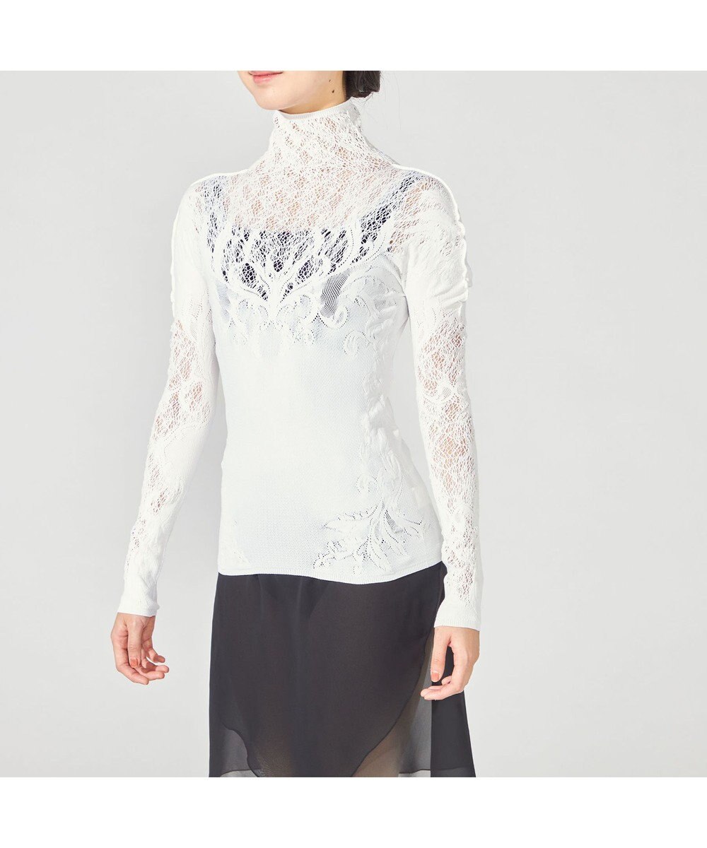 Chacott 【ノーソーイングニット】オデットオディールニットトップ 