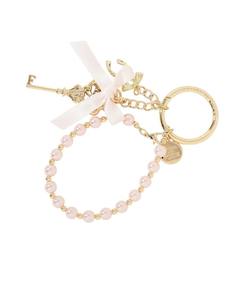 Maison de FLEUR キーリボンパール2Wayチャーム 