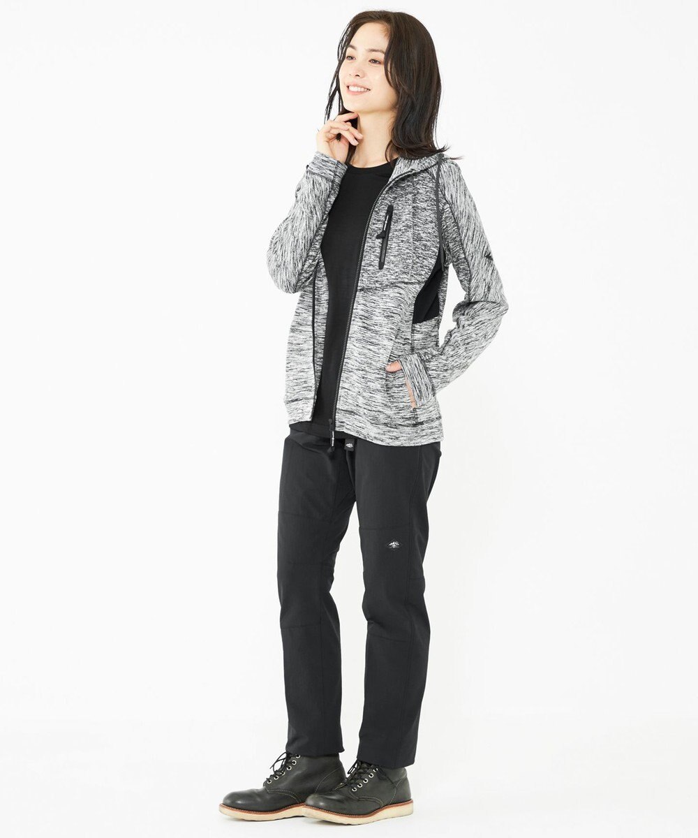 JOSEPH ABBOUD MOUNTAIN 【UNISEX】ランダムスラブリップ パーカー 