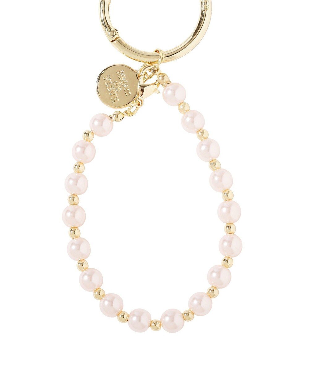 Maison de FLEUR キーリボンパール2Wayチャーム 