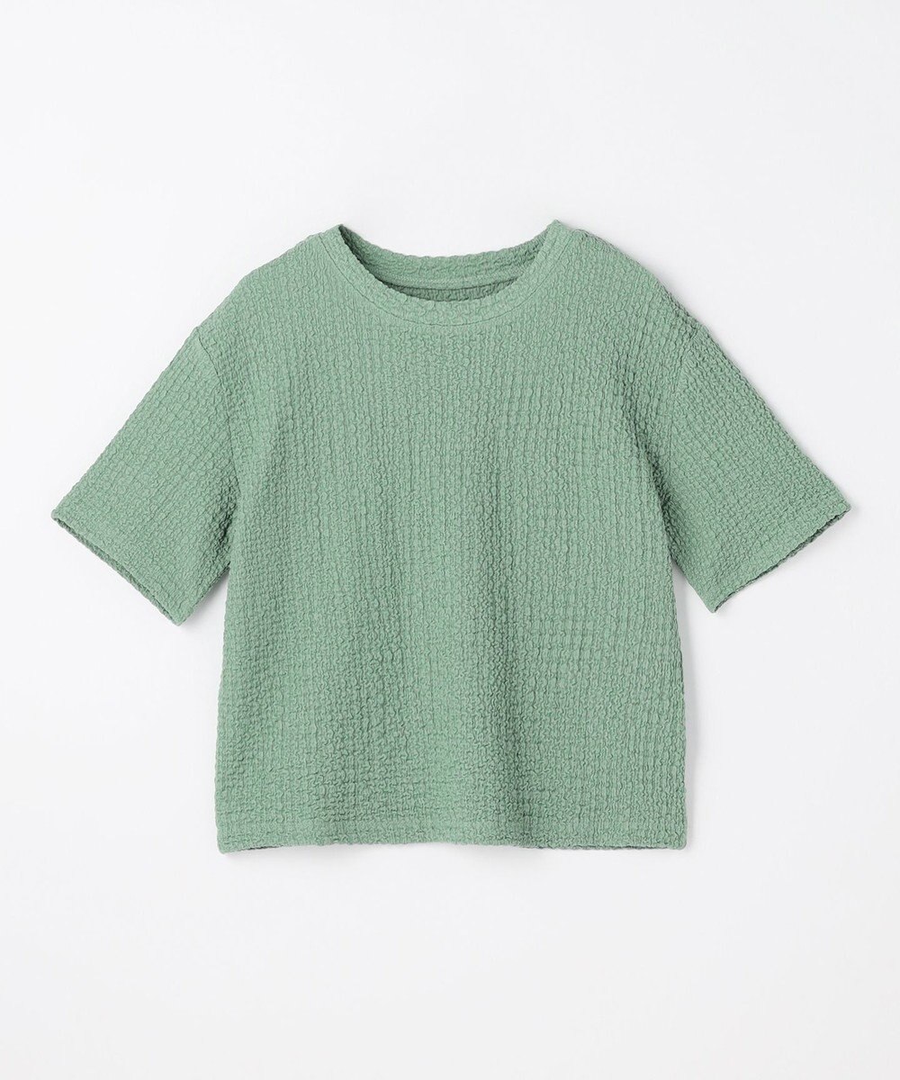 ANY L レースショート丈Tシャツ 