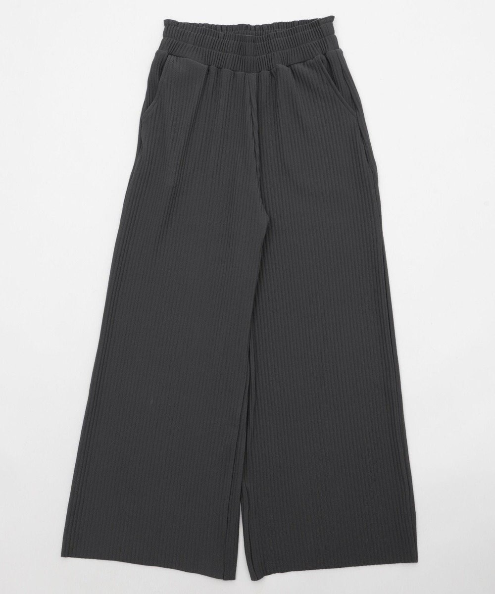 WEGO 【WEB限定/2025年秋冬新作/裾カットOK！自分サイズに調整可能/ウエストゴム/しわになりにくい/】カットプリーツパンツ 