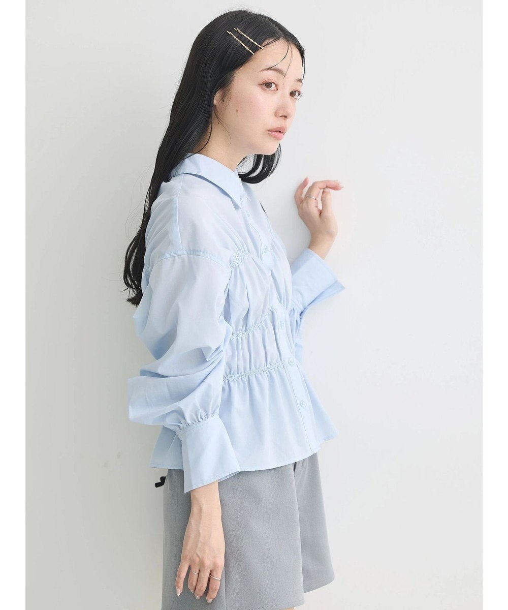 earth music&ecology ビスチェライクシャーリングシャツ 