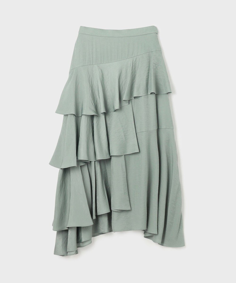 GRACE CONTINENTAL イレヘムサテンスカート 