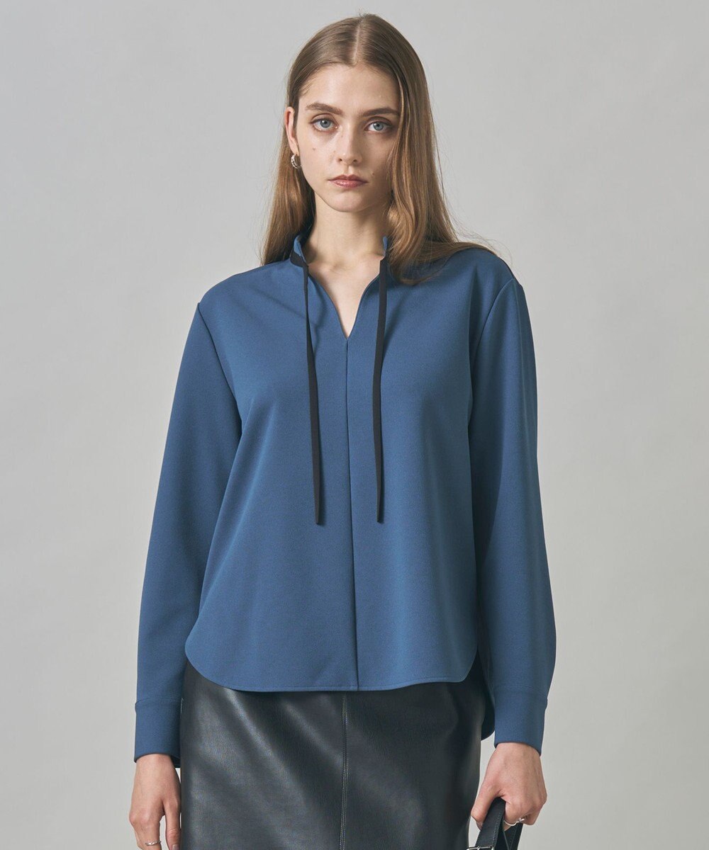 ICB L マラボーテＷジョーゼット バイカラーナロータイカットソー 