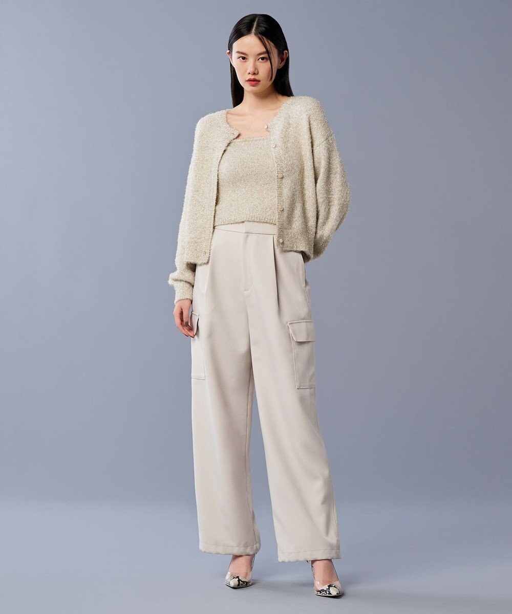 uncrave ラメ シャギー ニット バンドゥ（uncrave STANDARD） 