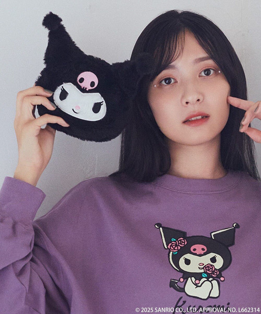 earth music&ecology マイメロディ＆クロミ／ｅａｒｔｈ　フェイスポーチ 