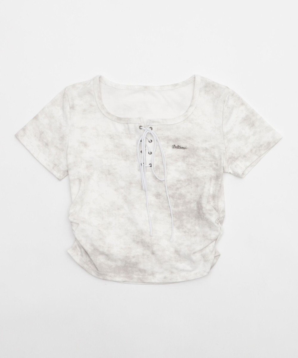 WEGO ブローチ付きレースアップT 