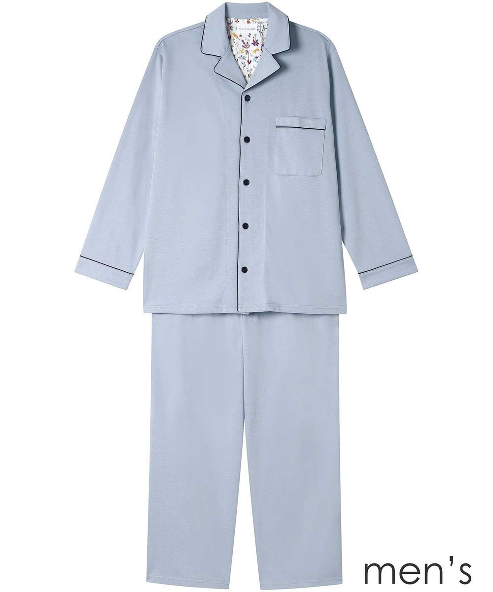 une nana cool 【綿100％】やわらか天竺メンズパジャマ　ＭＡＤＥ　ＷＩＴＨ　ＬＩＢＥＲＴＹ　ＦＡＢＲＩＣ 