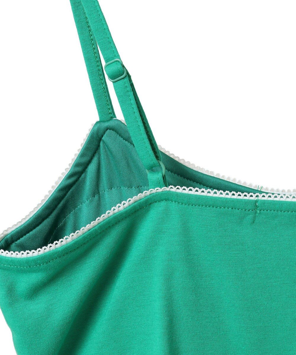 earth music&ecology メッセージプリントカップ付きキャミソール 