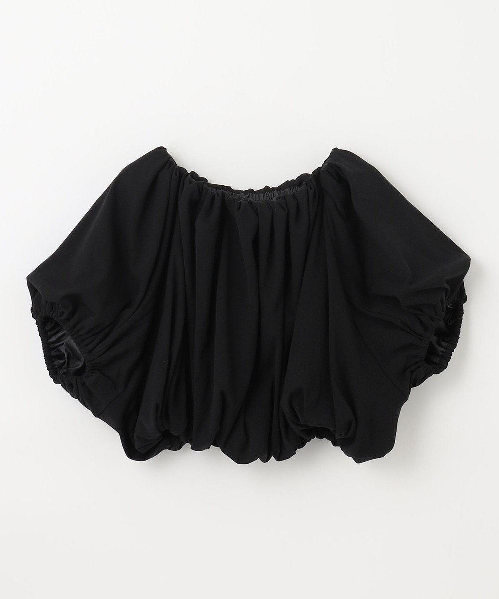 NAVE 【Nave 　洗える・接触冷感】クロップドジャージーブラウス 