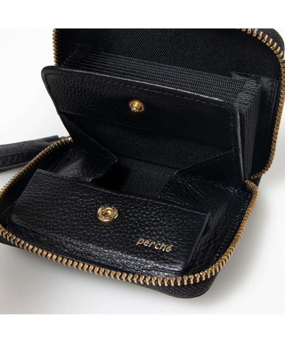 UNBILLION ペルケ perche / カラーコンビジャバラ・カードウォレット 