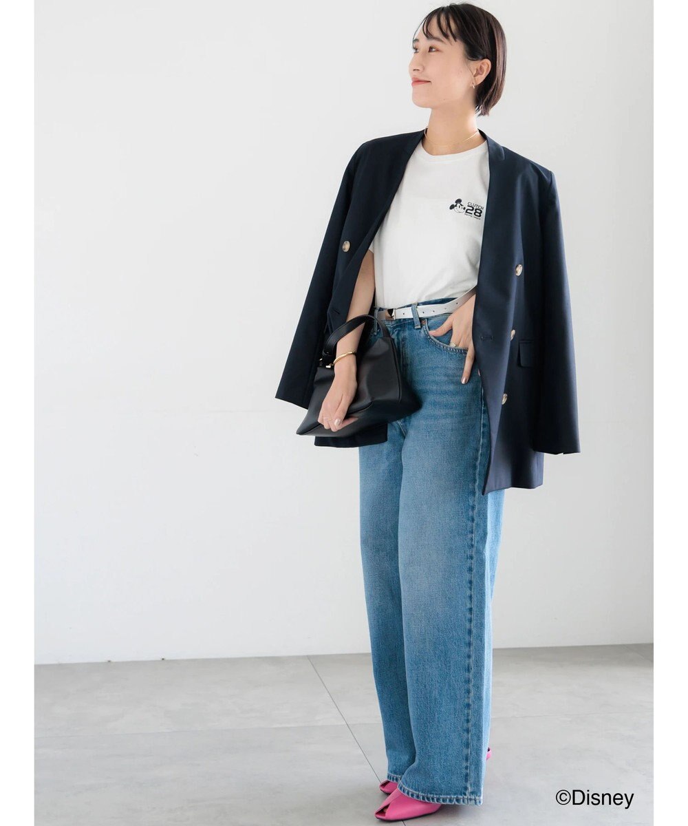 Te chichi 【Disney】MICKEY/ロゴプリントTシャツ 