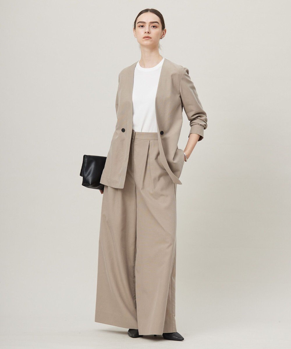 ICB 【一部カラーのみ接触冷感・洗える】UnleashLite タックパンツ 