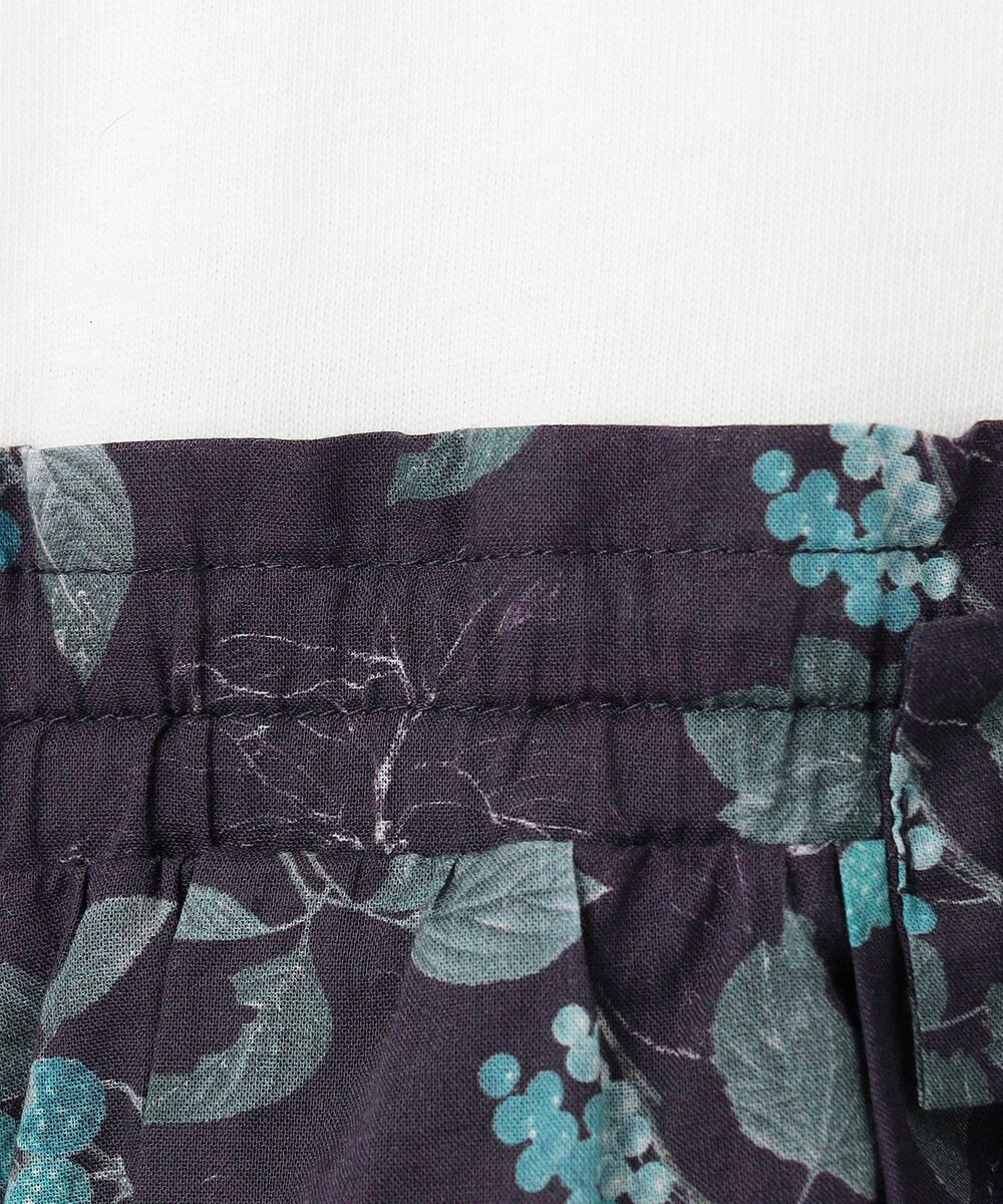 ANY KIDS ドッキング レトロ花柄 ワンピース 