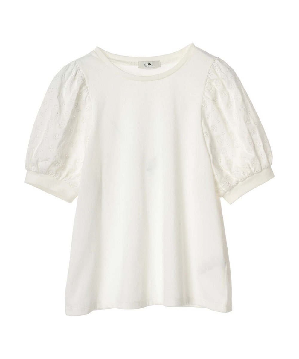 earth music&ecology フラワーレースプルオーバー 