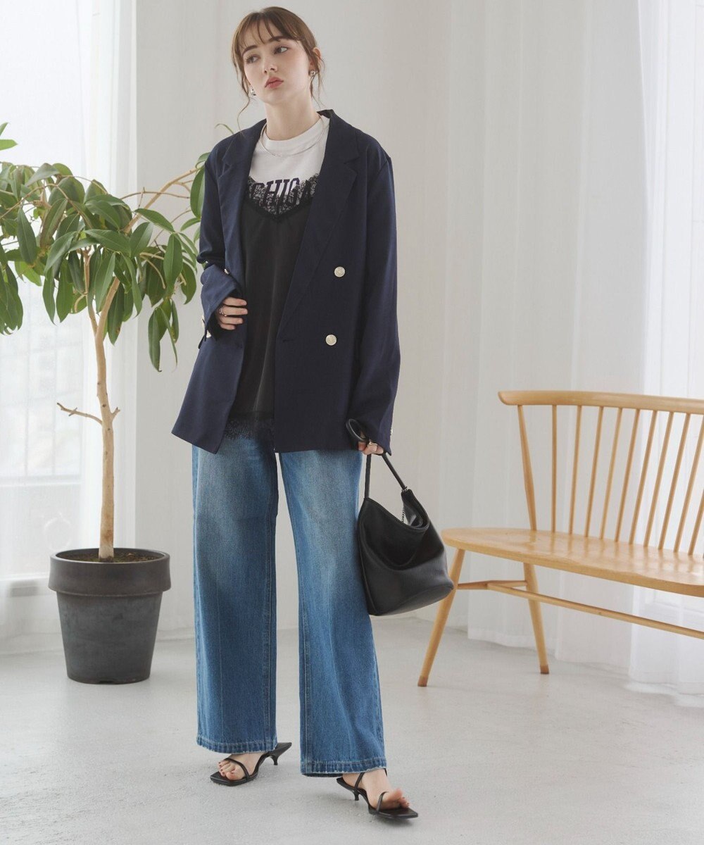 WEGO 【ANGIE VINTAGE】リネンライクジャケット 