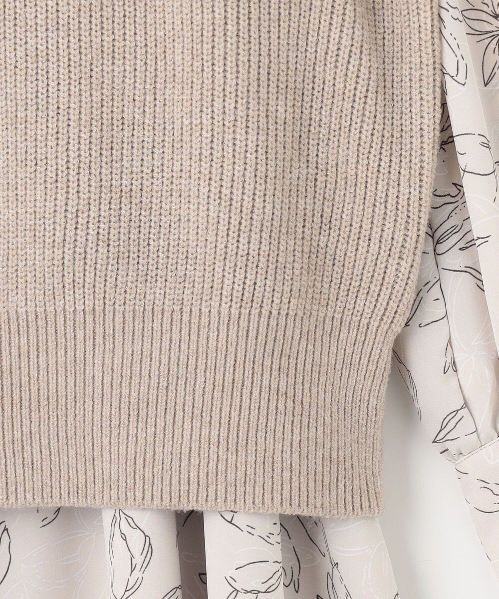 Feroux 【セットアイテム】ニットベストセット ワンピース 