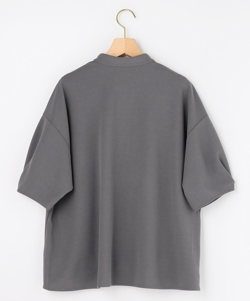 組曲 【接触冷感・WEB限定】ジョーゼットジャージードルマンスリーブ ブラウス 