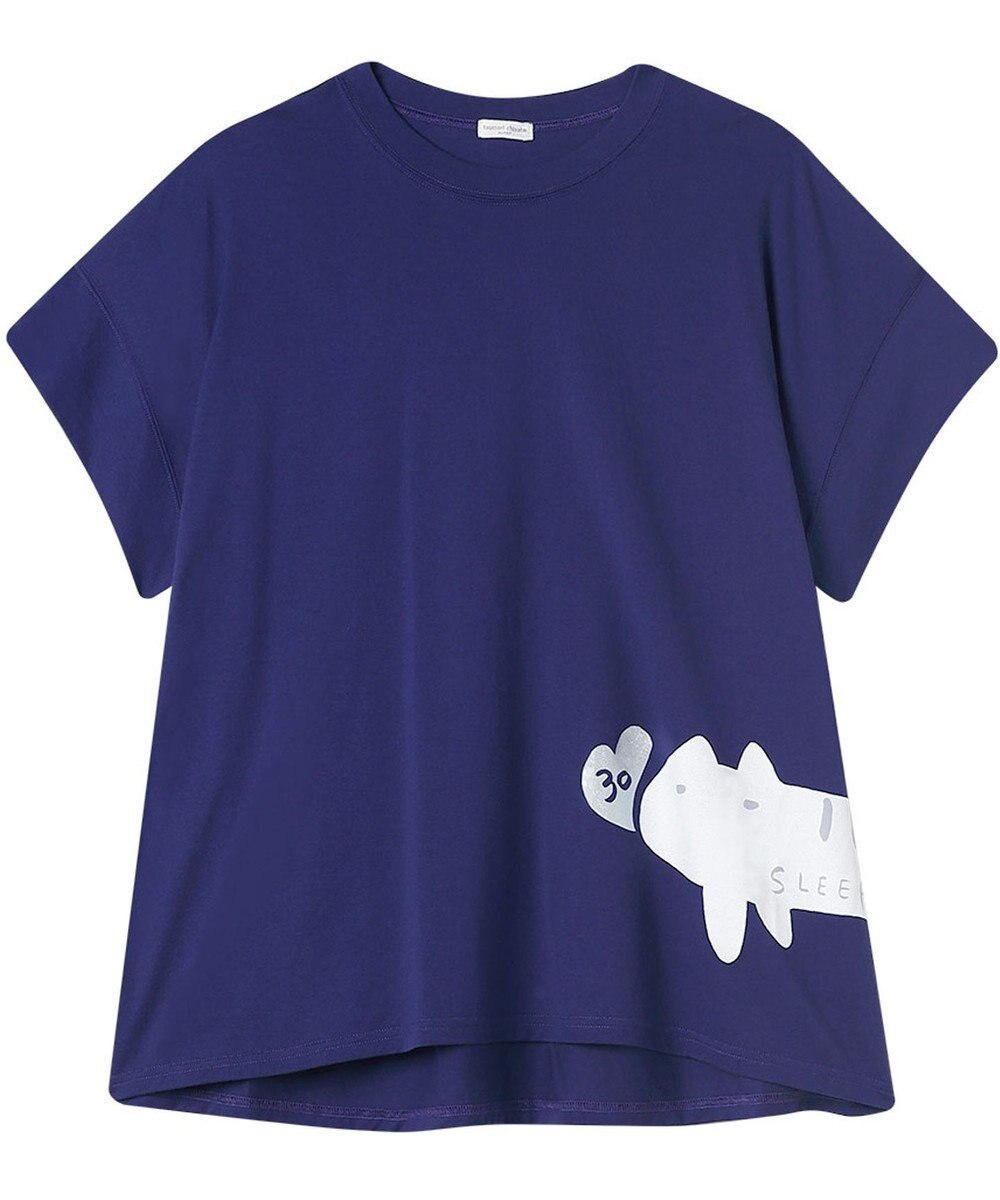 tsumori chisato SLEEP ツモリチサト トップス 綿100%(本体) 天竺素材 4分袖 レディース UTT118 /ワコール 