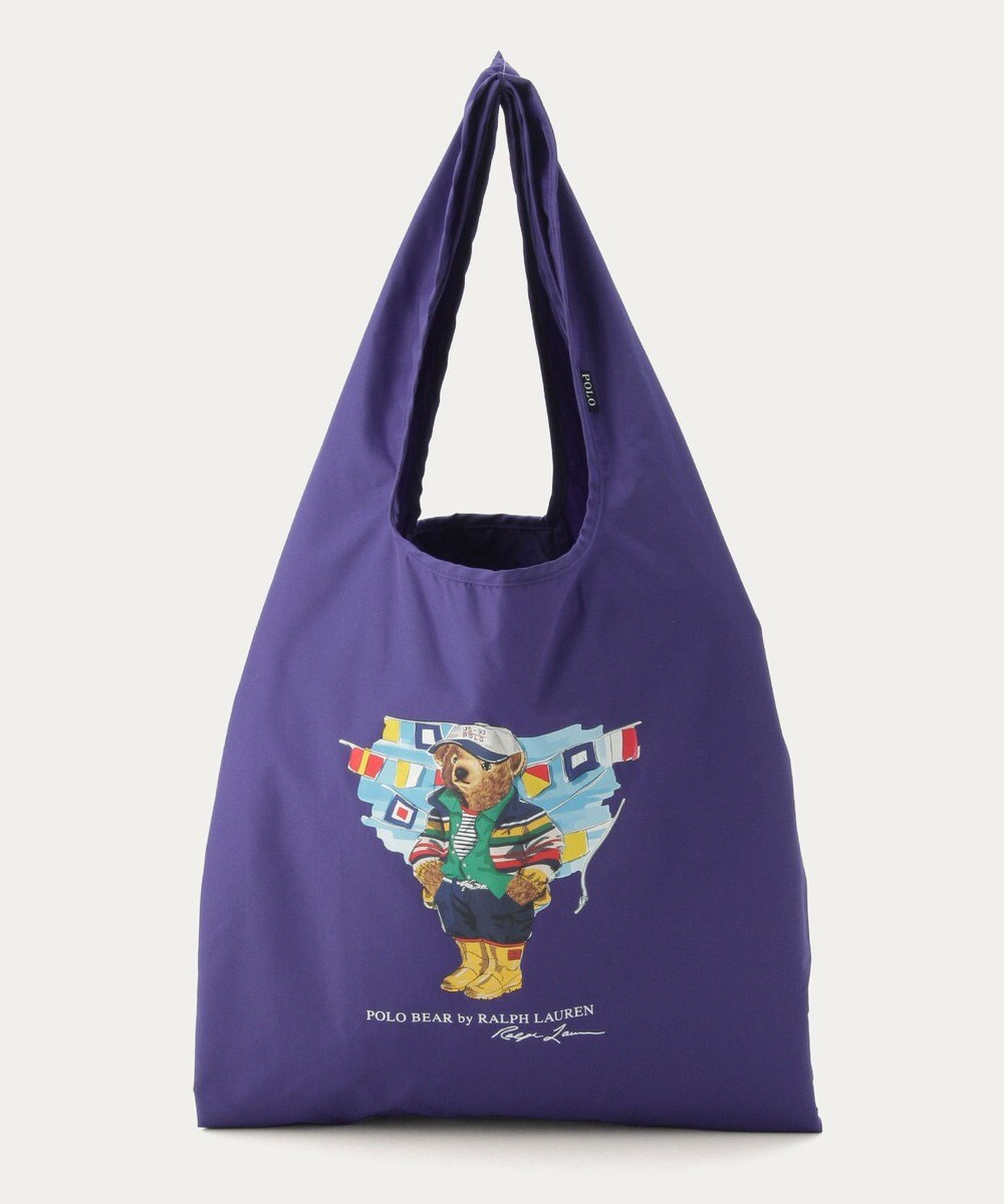 MOONBAT POLO RALPH LAUREN(ポロ ラルフローレン) SEASON BEAR ポロベア ポケッタブル レインバッグ 無地 