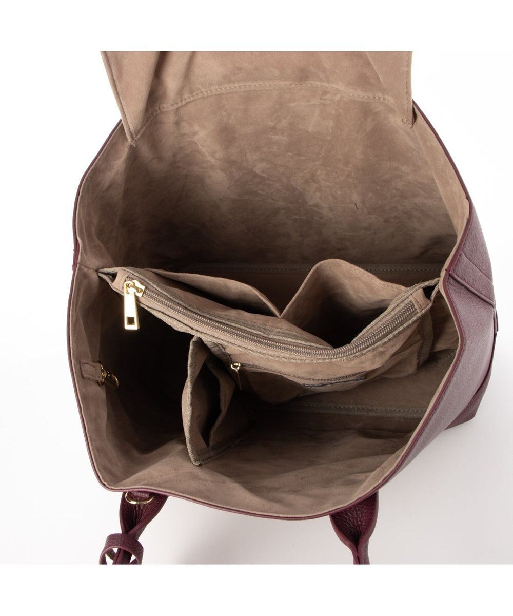 UNBILLION cachecache ショルダー付きパーテーション合成皮革トートL 