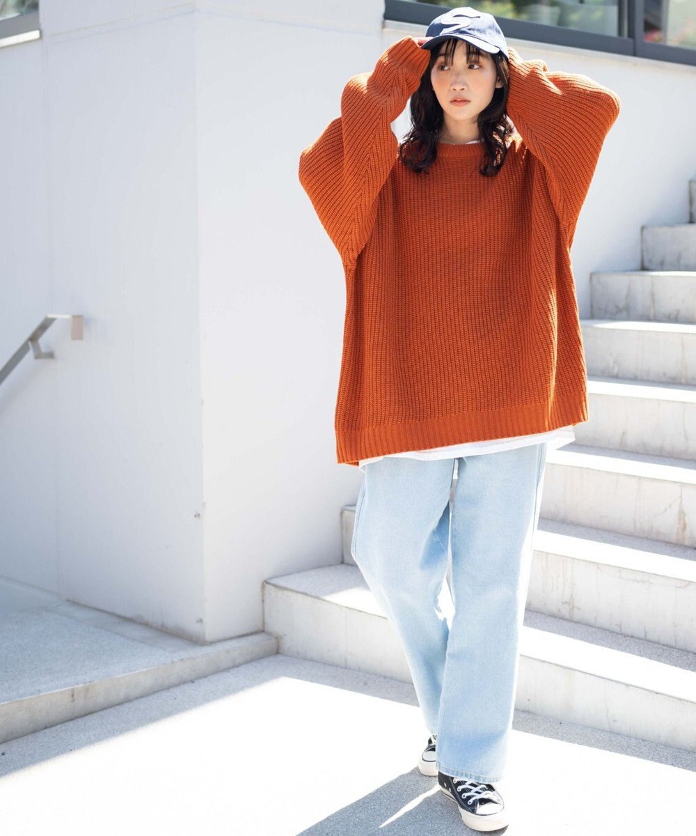 WEGO ルーズフィットプルオーバー 