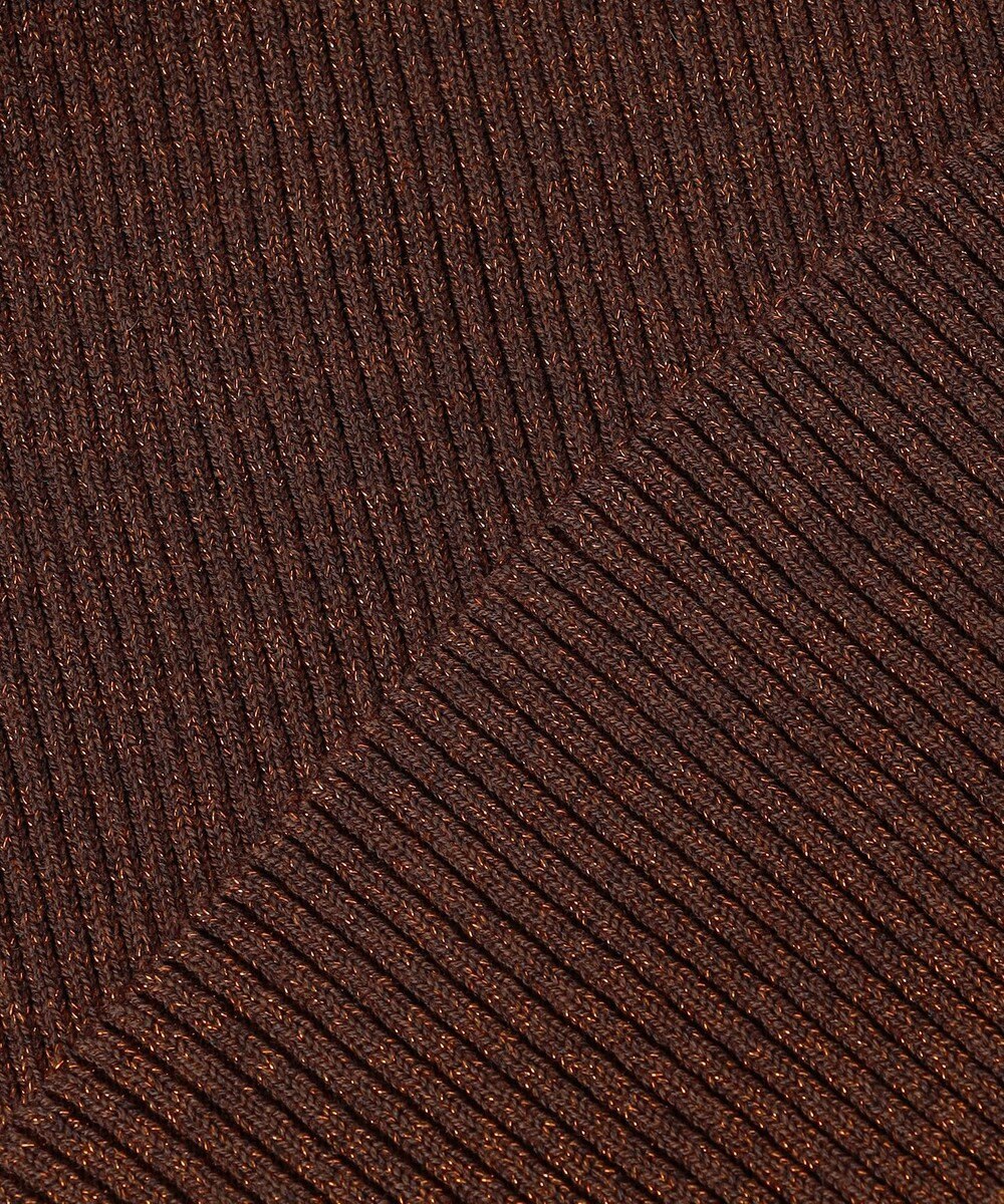 ANY SIS 【2SET】ニードルジャンパースカート × ラメリブタートルニット セット 