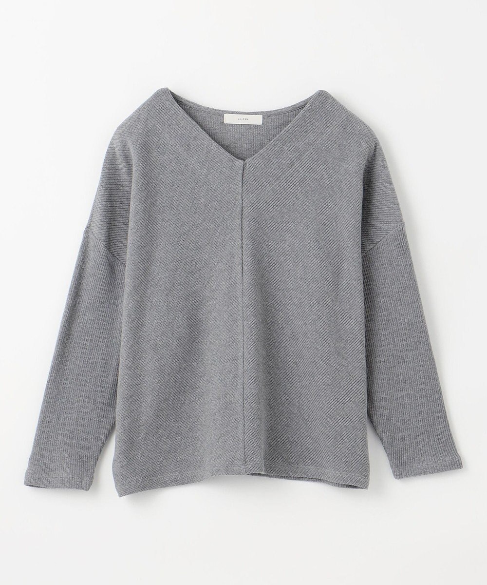 ANY 【洗濯機可能】Vネックニットソー 