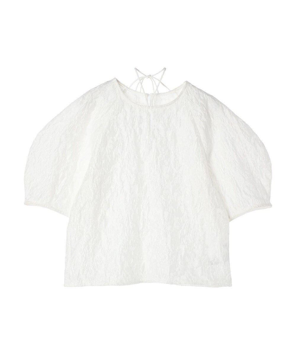 Green Parks AnriettMusee ショート丈ジャガードトップス 