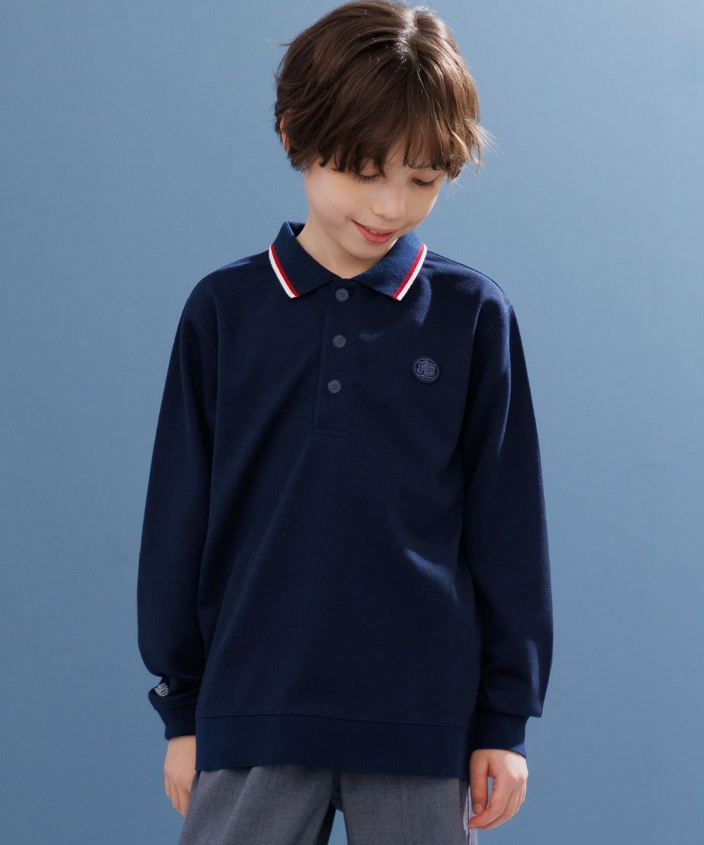 J.PRESS KIDS 【140-170cm】リブライン ポロシャツ 