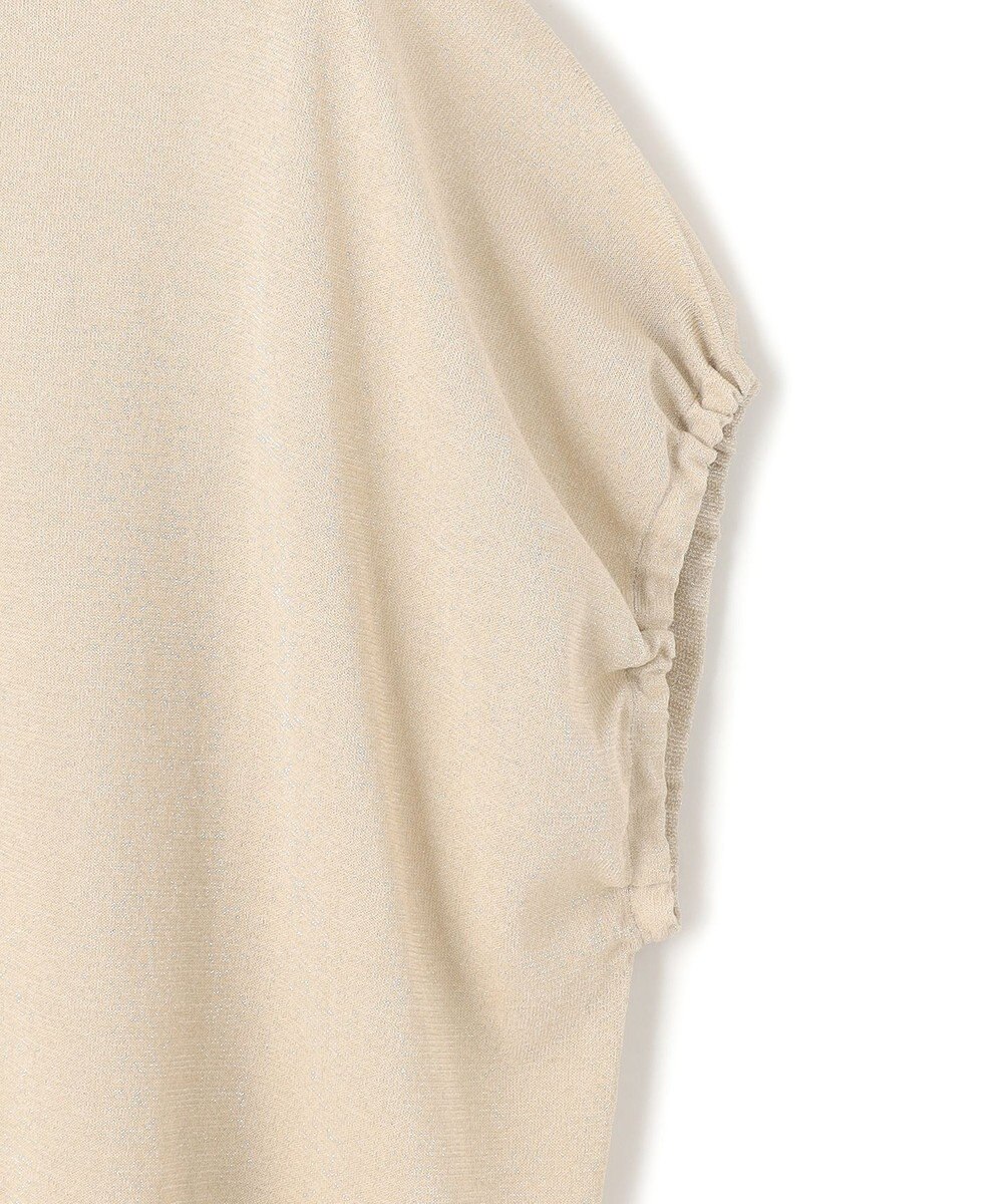 23区 L 【洗える】クリスピーシアールレックス ギャザースリーブ ラメ ニット 