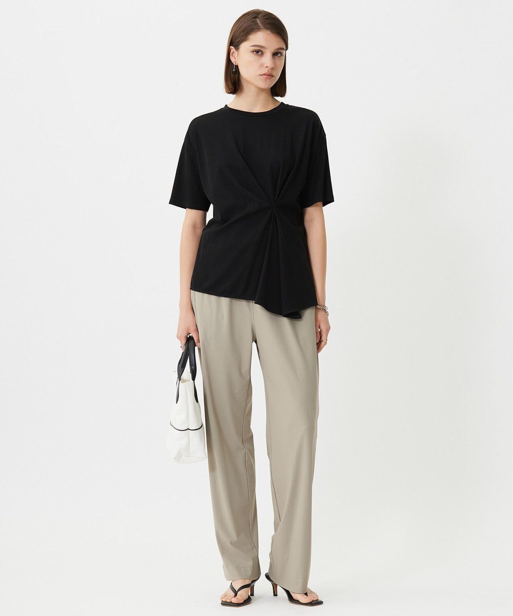 ICB L 【接触冷感・UVケア・吸水速乾・洗える】グレースジャージー イレギュラーヘムカットソー 