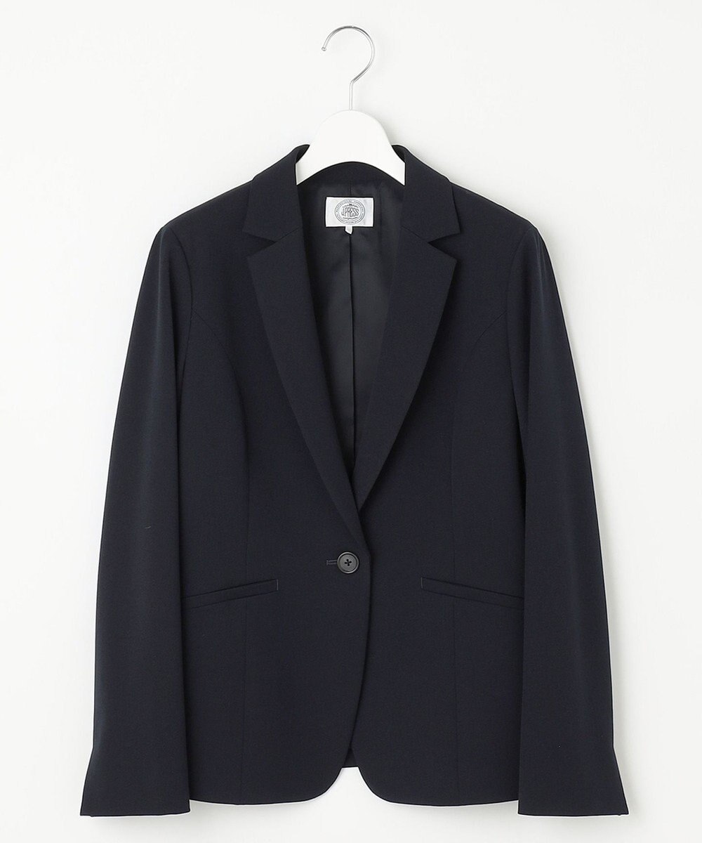 J.PRESS LADIES S 【洗える】T/Rアルガンシルク テーラード ジャケット 
