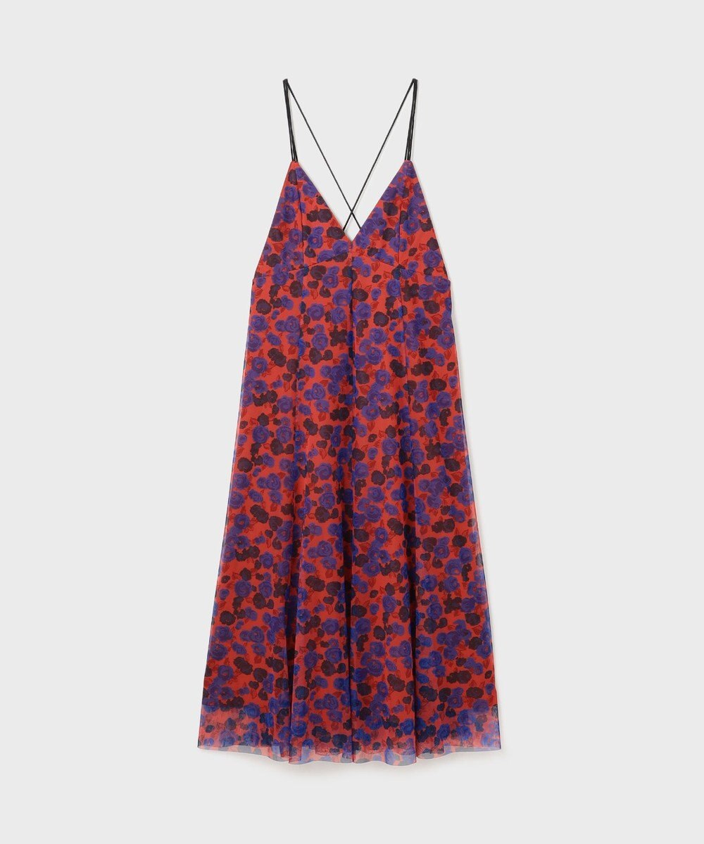 GRACE CONTINENTAL フラワーチュールプリントキャミワンピース 