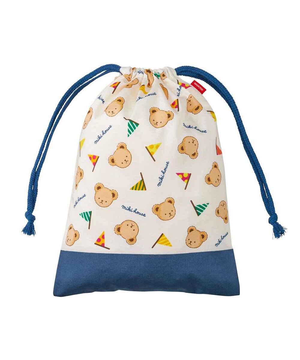 MIKI HOUSE HOT BISCUITS 【ミキハウス】 ミキハウスベア 巾着袋 