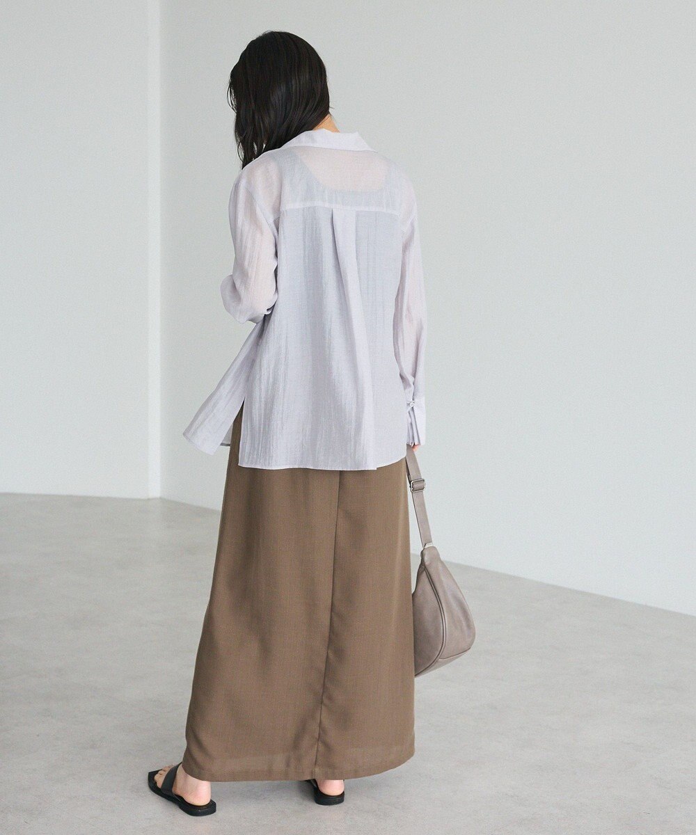 CRAFT STANDARD BOUTIQUE リネンライクラップ風スカート 