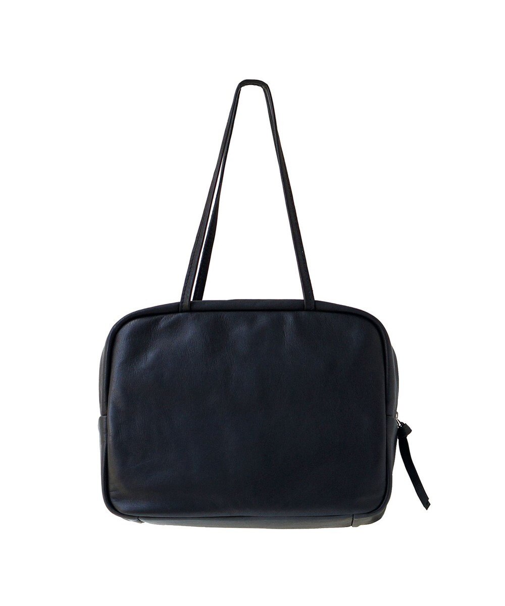 FOLNA RD ソフトレザーフロントポケットボストンバッグ 