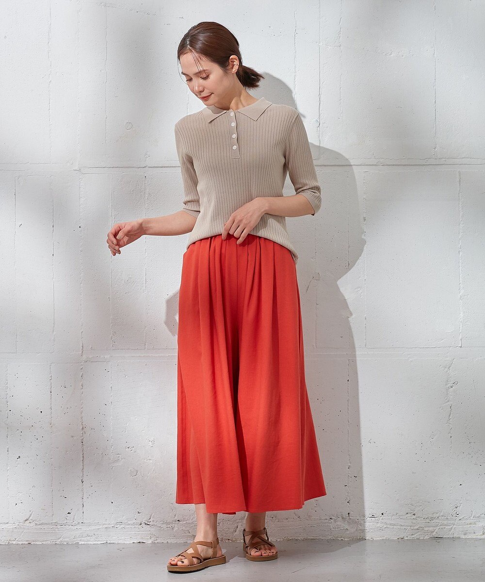 ANY 【洗濯機可能】ポロカラーニット 