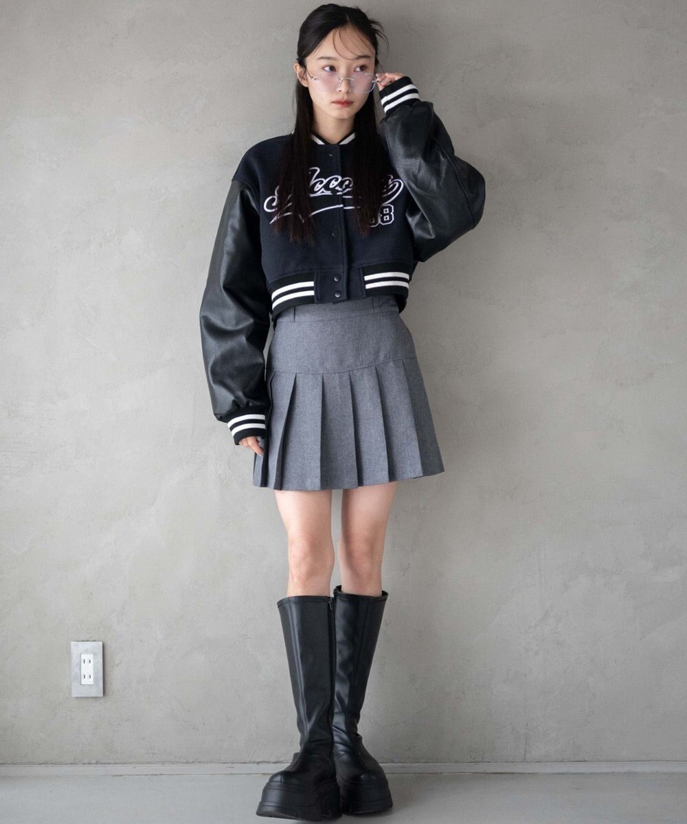 WEGO スタジアムロゴショートスタジャン 