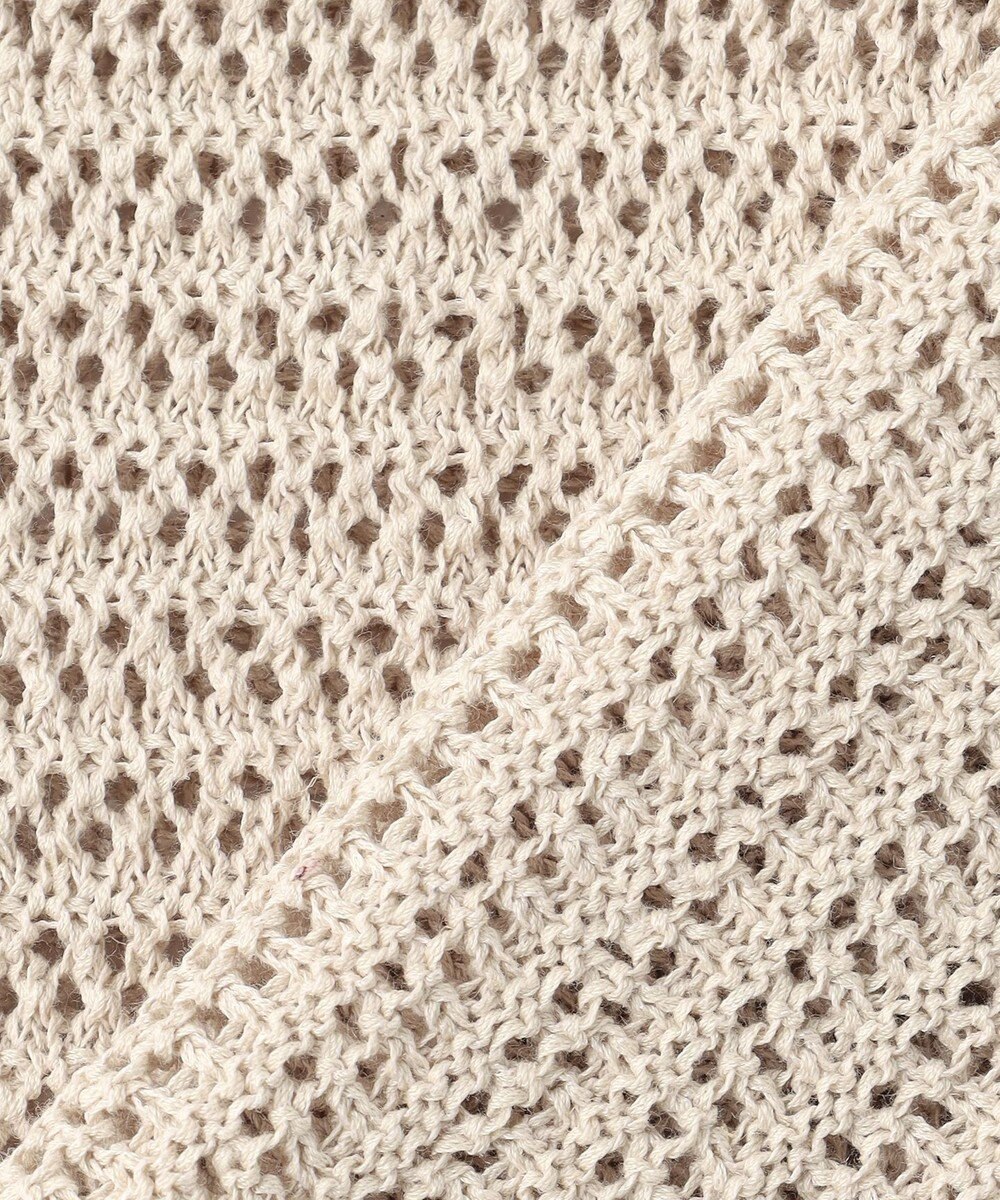 自由区 リネンフリンジ ベスト 