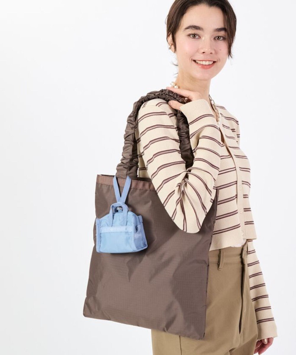 LeSportsac MICRO WEEKENDER CHARM/スレートブルー 