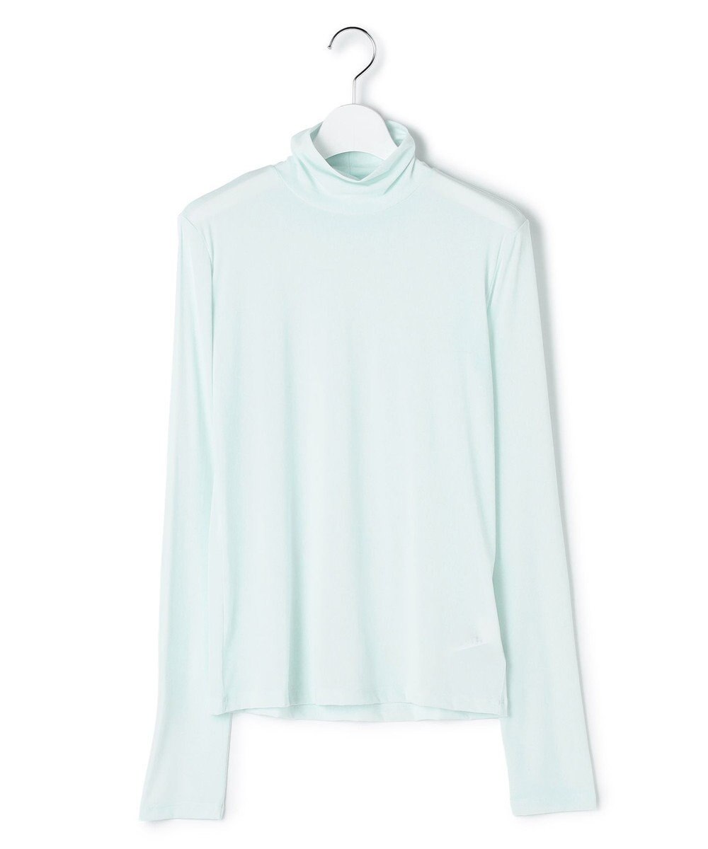 ICB 【洗える】 パウダリーチュール ハイネックトップス 