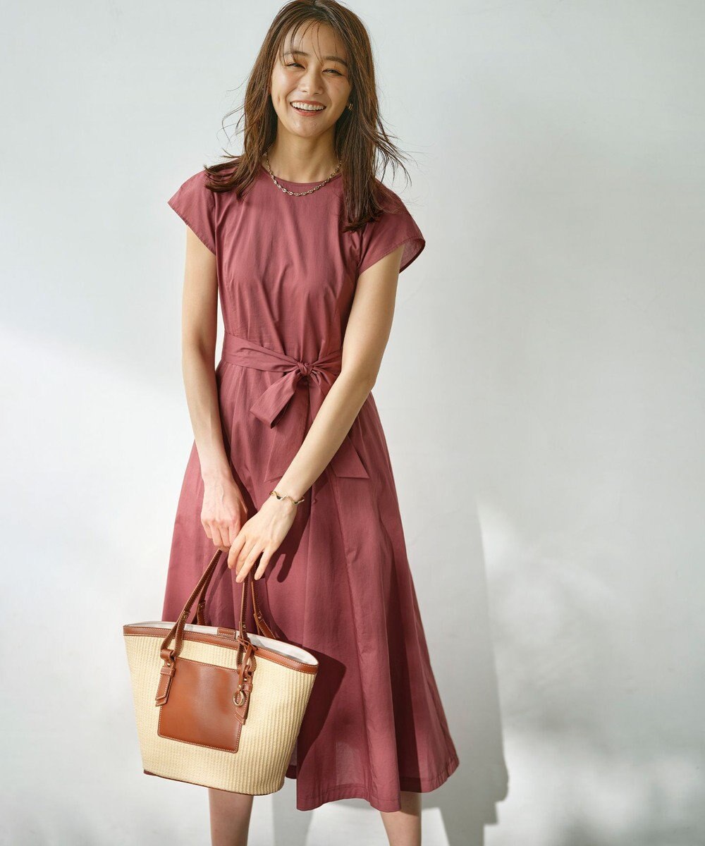 組曲 コットンローン フレアワンピース 