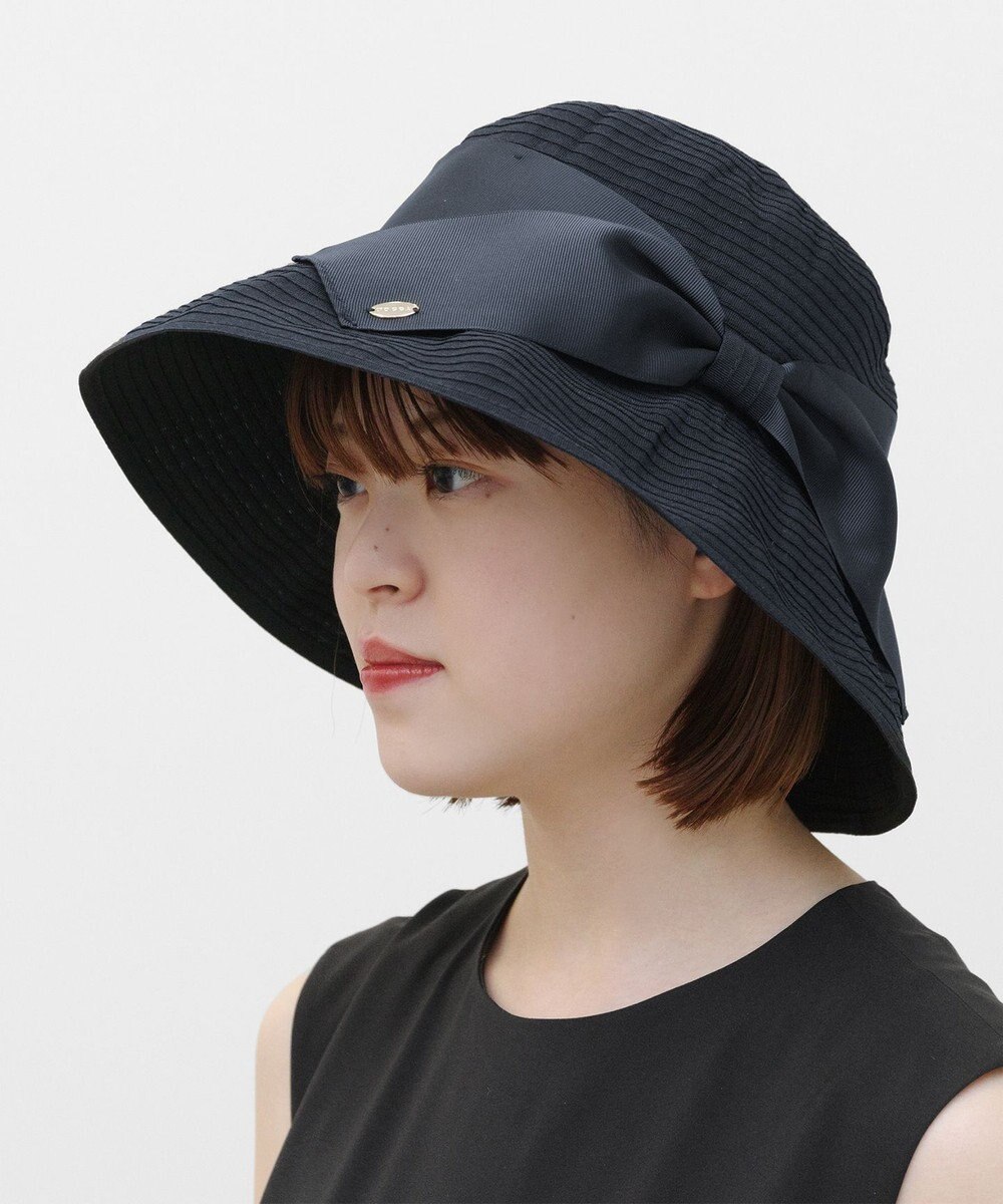 トッカ/【UV90%カット・吸水速乾・抗菌防臭・洗える・サイズ調整可】GROSGRAIN RIBON Hat ブラック系 F レディース ハット(TOCCA)マルイ 通販 ブラック系