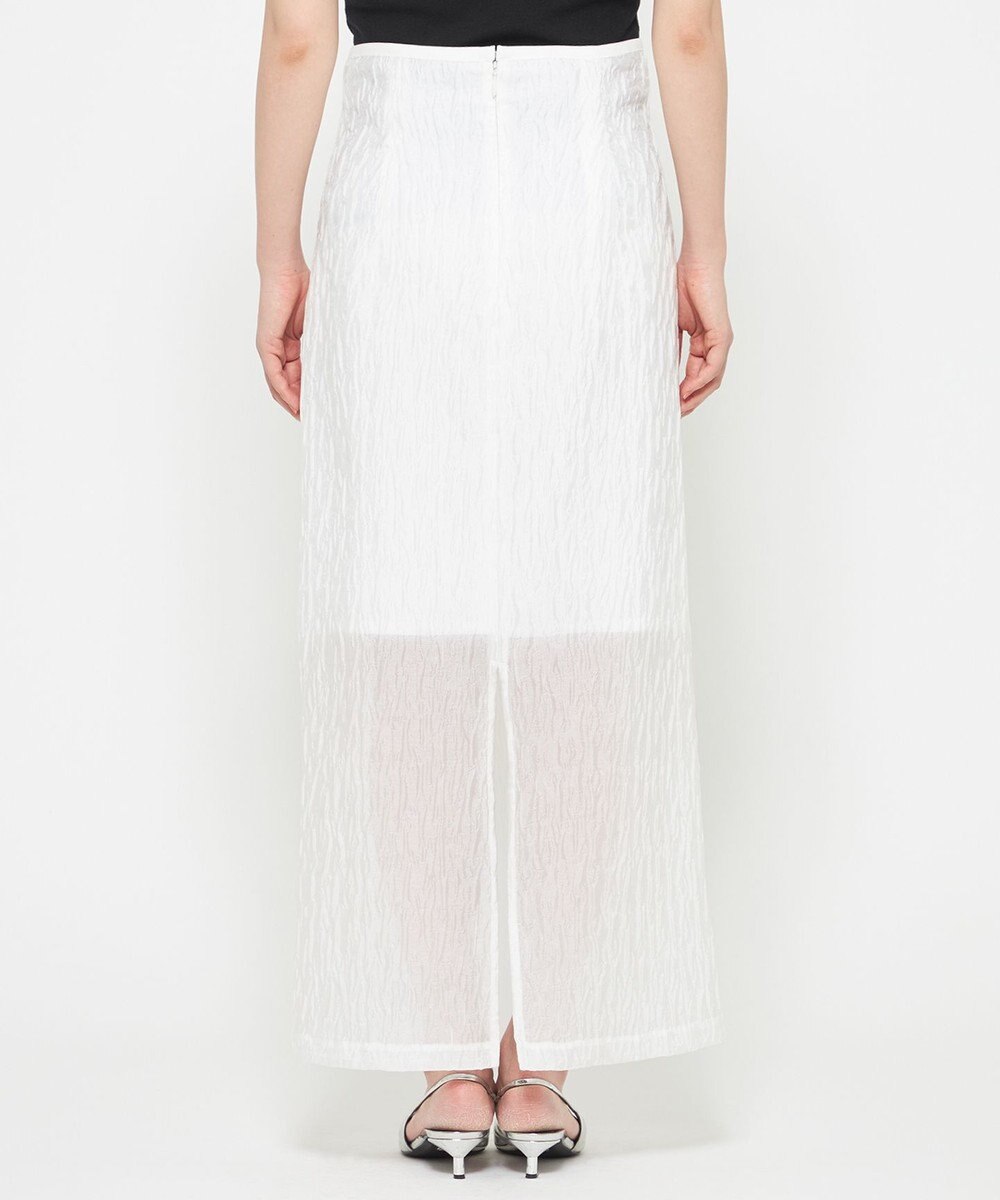 uncrave 【佐藤晴美さん着用】シアー ジャガード タイト スカート 