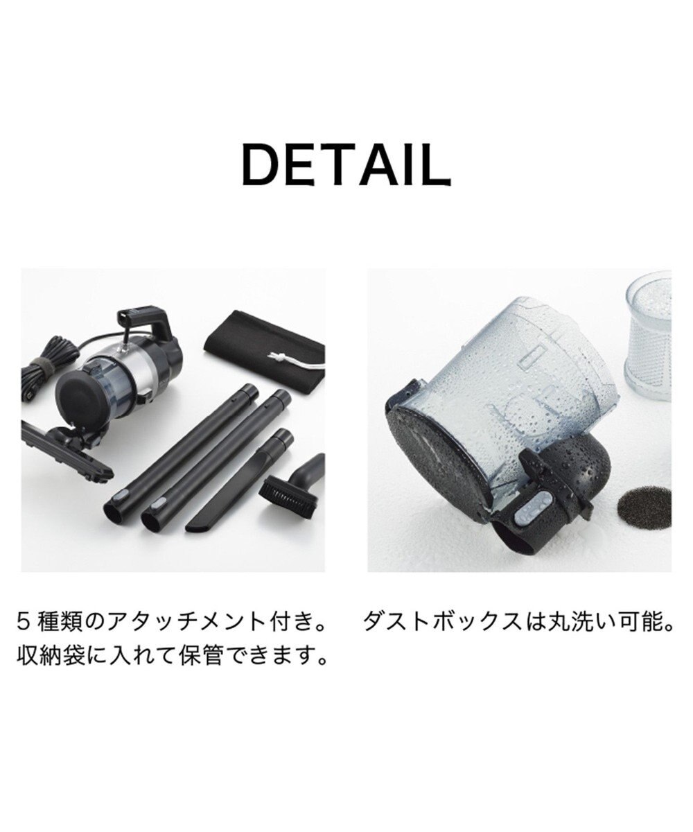 YAMATO テーブル＆キッチン 【TWINBIRD】パワーハンディークリーナーハンディージェットサイクロンEX2  メタリックグレー  HC-EB53GY 