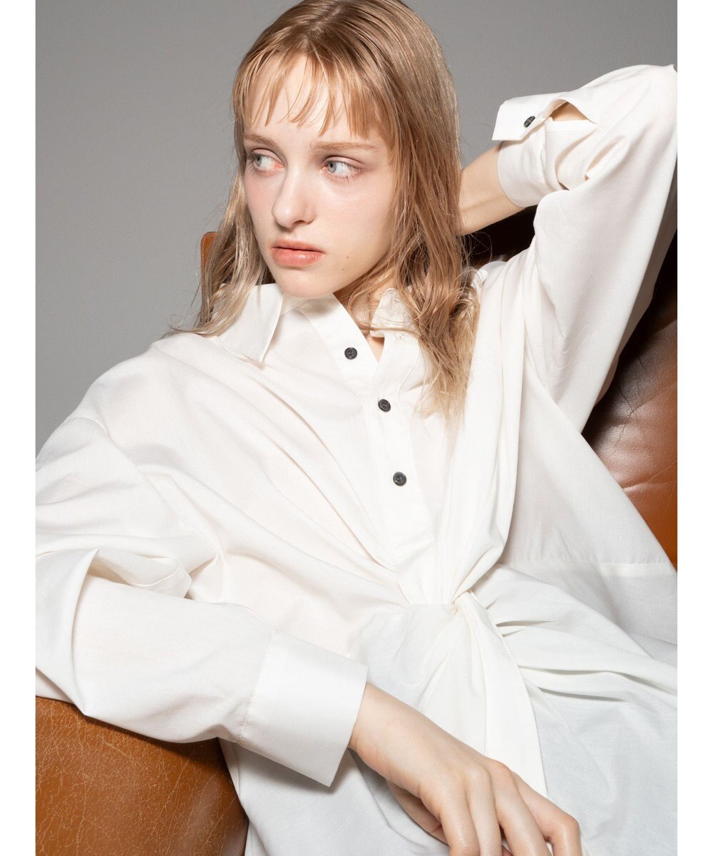 Te chichi ツイストデザインシャツ《2025Autumn catalog vol.2 item》 