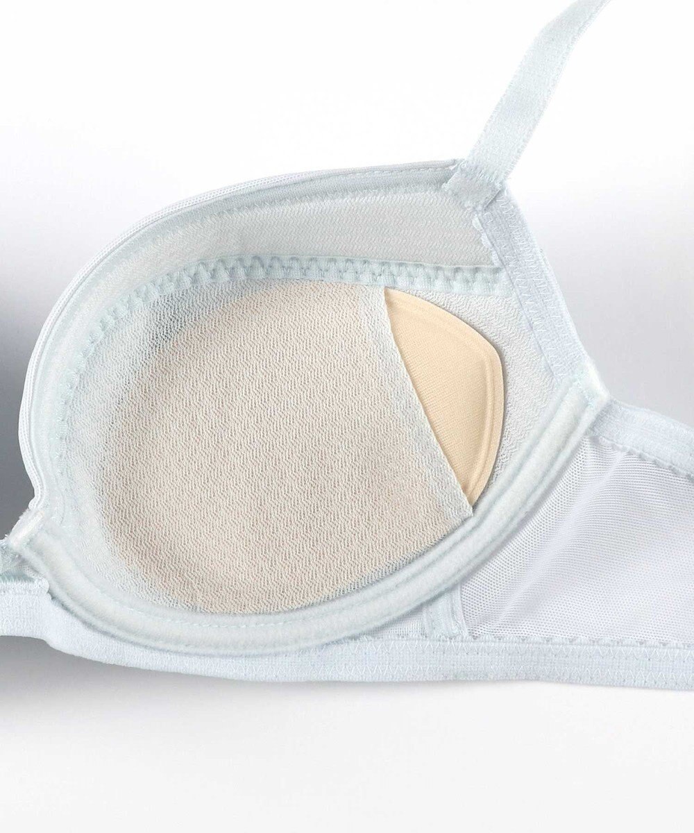 une nana cool 胸もとフィットをリボンでキープ リボンブラ 